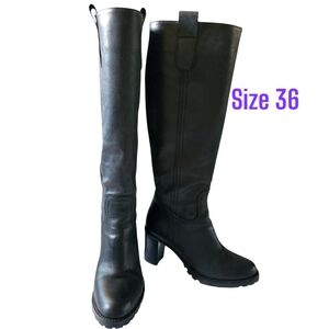 Laura Bellariva Boots Black Size 36 Fits 6.5 to 7